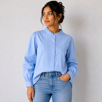 Stylish Balloon Long Sleeve Shirt