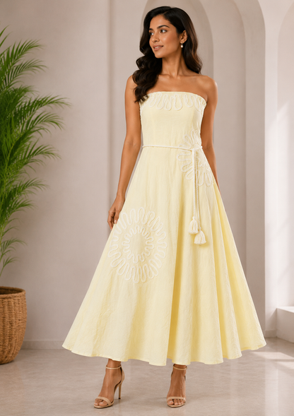 Sculpted Glamour Gown