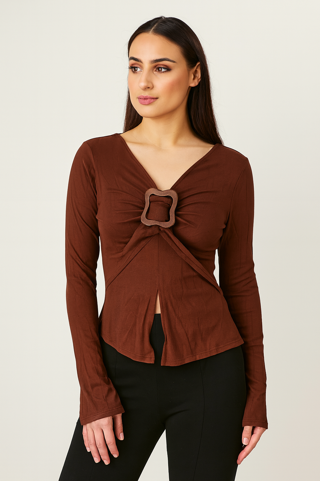 Korean style crop top for women