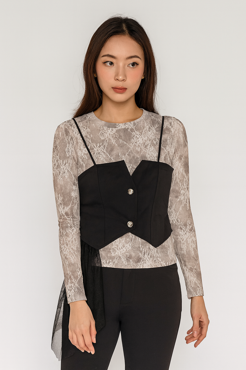 Korean look top for young girls