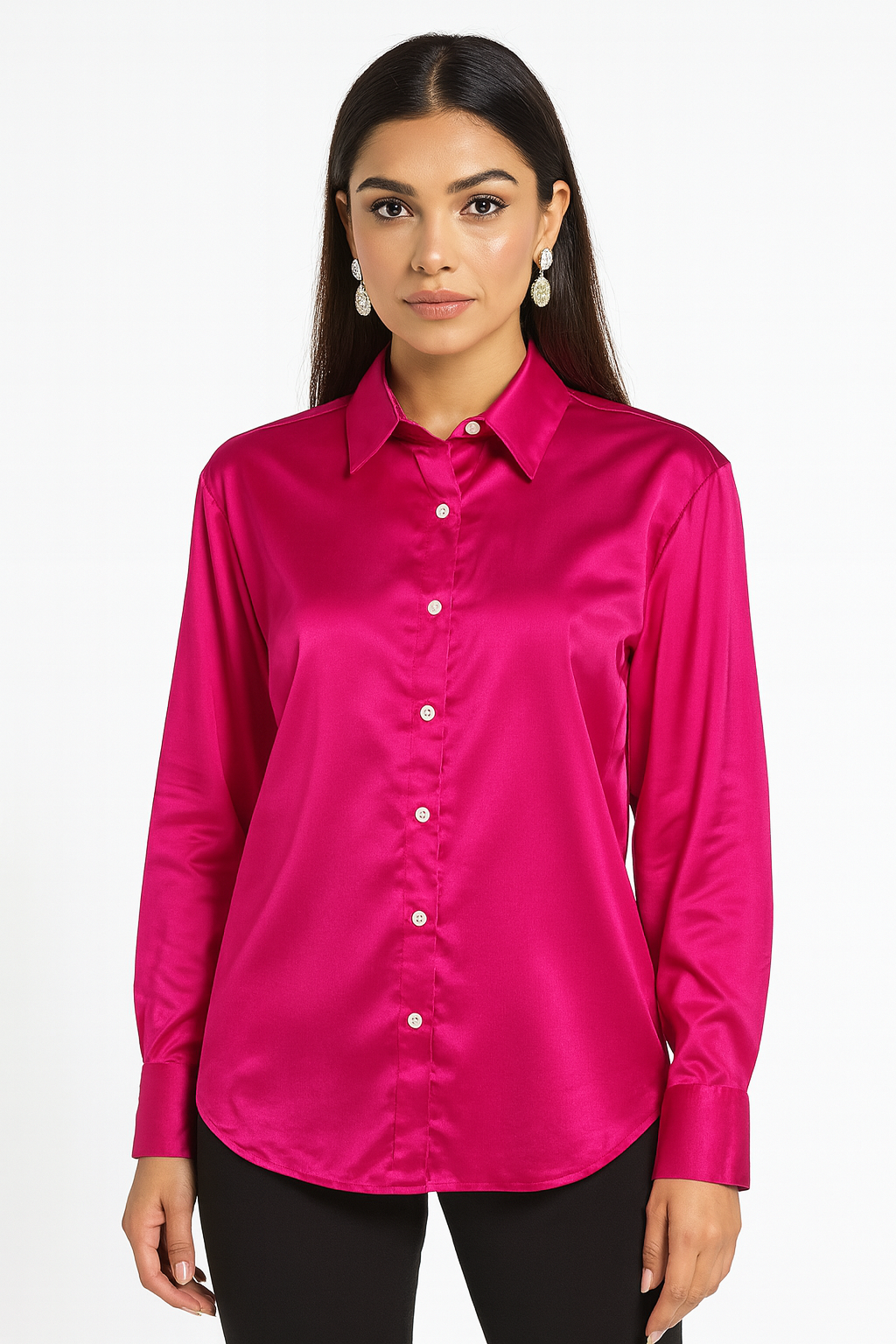 Smooth Fabric Shirt For Women