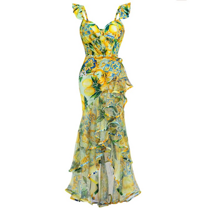 Ruffed 3 piece swim wear