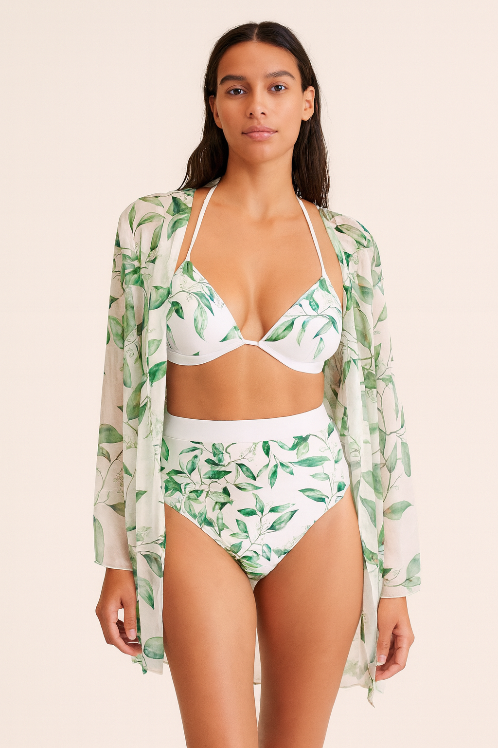 Blue Colour Swimsuit With Jacket