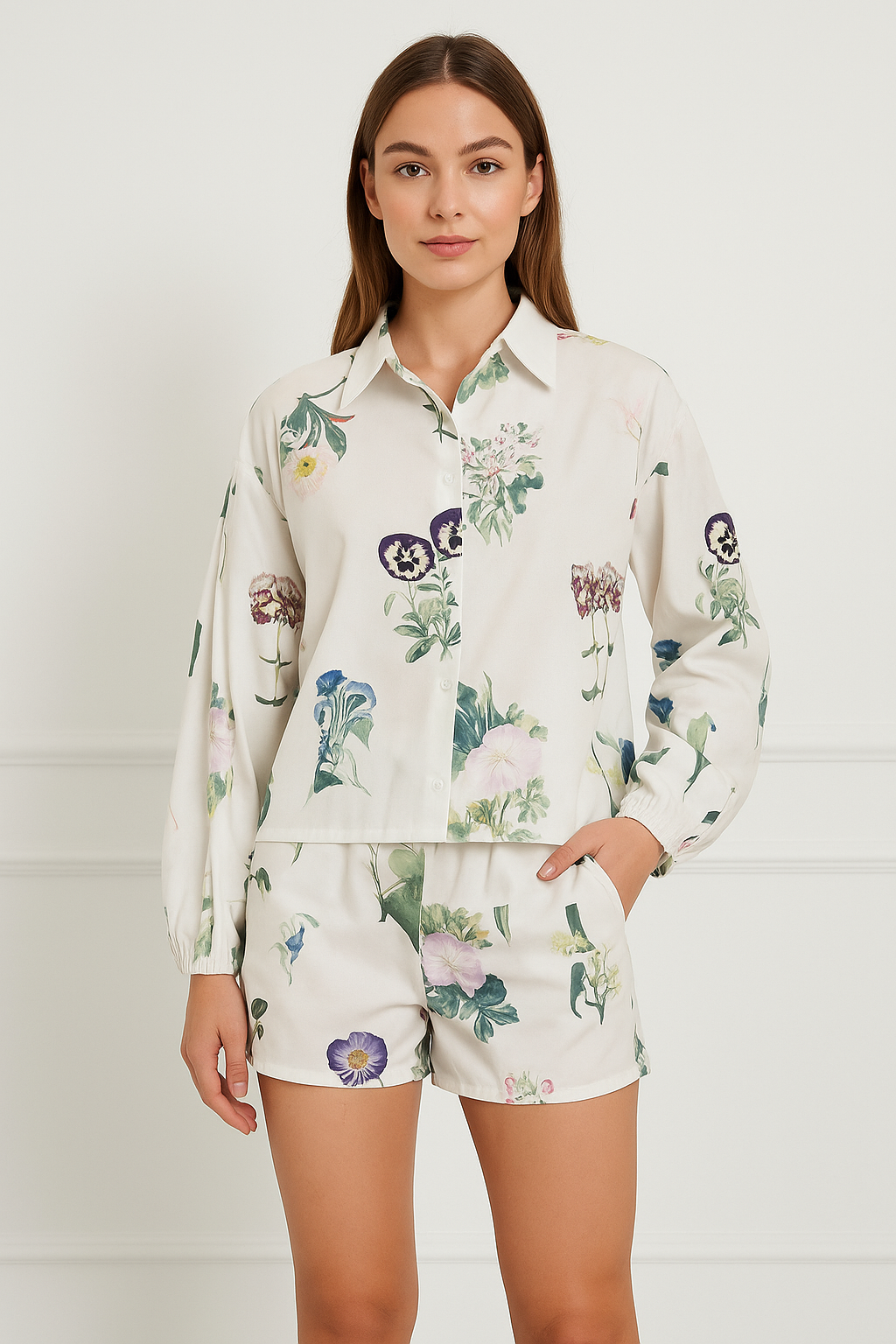 Bloon hand white colour one piece