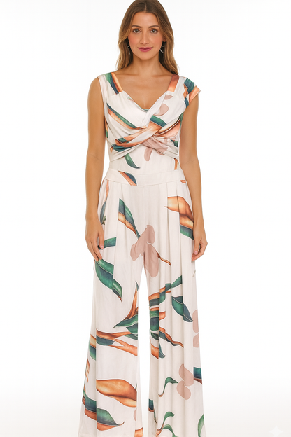 Multi Print  Awesome Look Jumpsuit