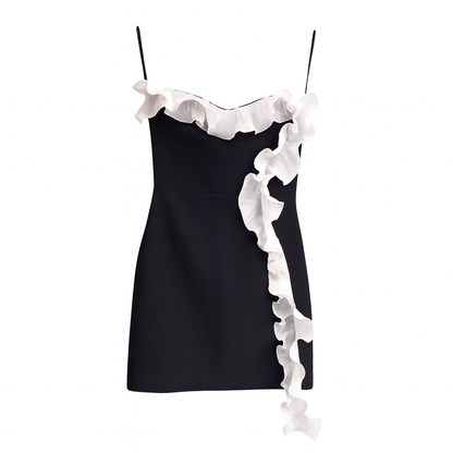 Hot black and white short body fit one piece