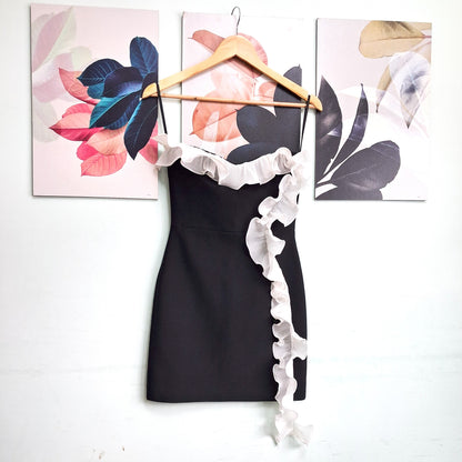 Hot black and white short body fit one piece