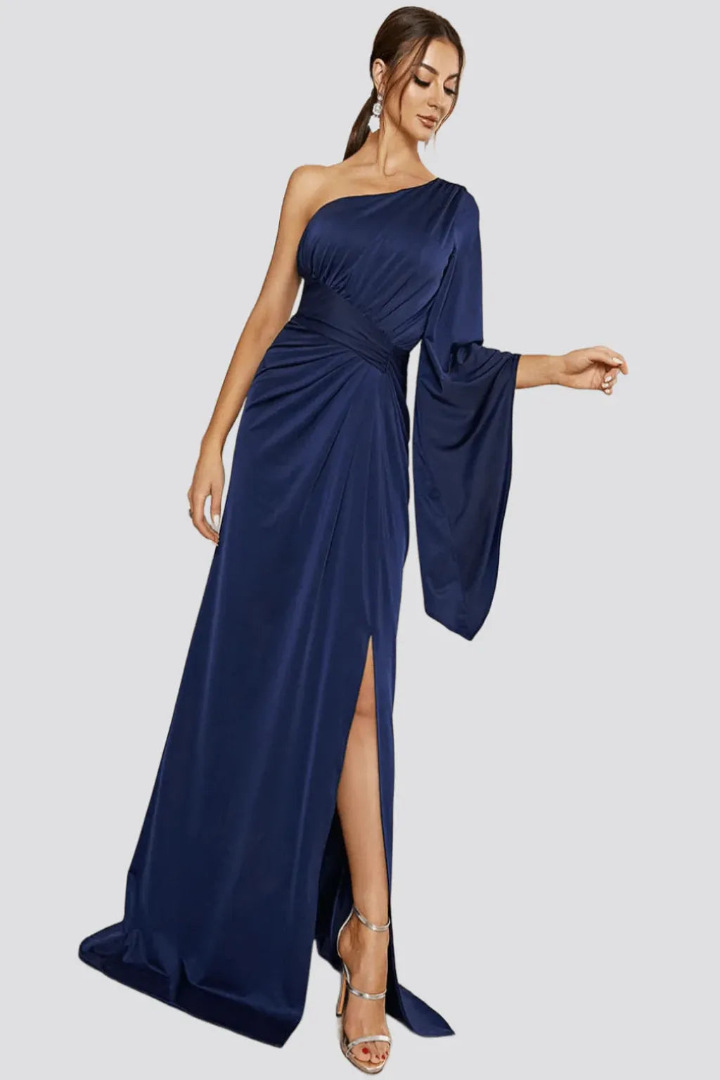 Royal blue long dress