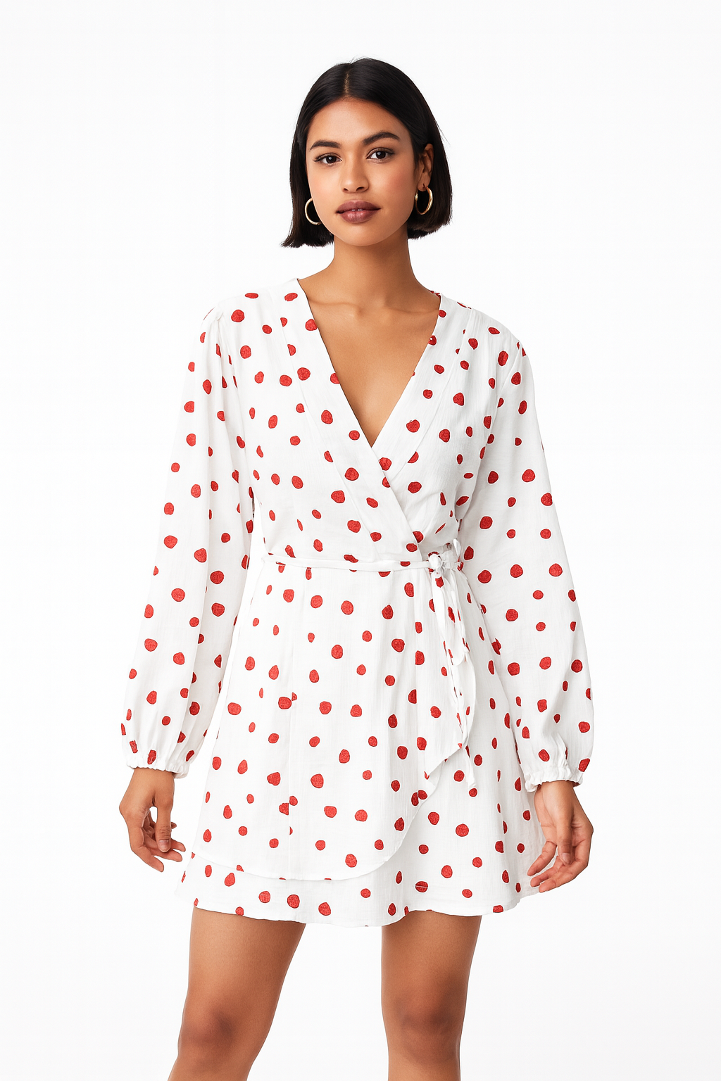 Sweet Stoberry Print Dress For Women