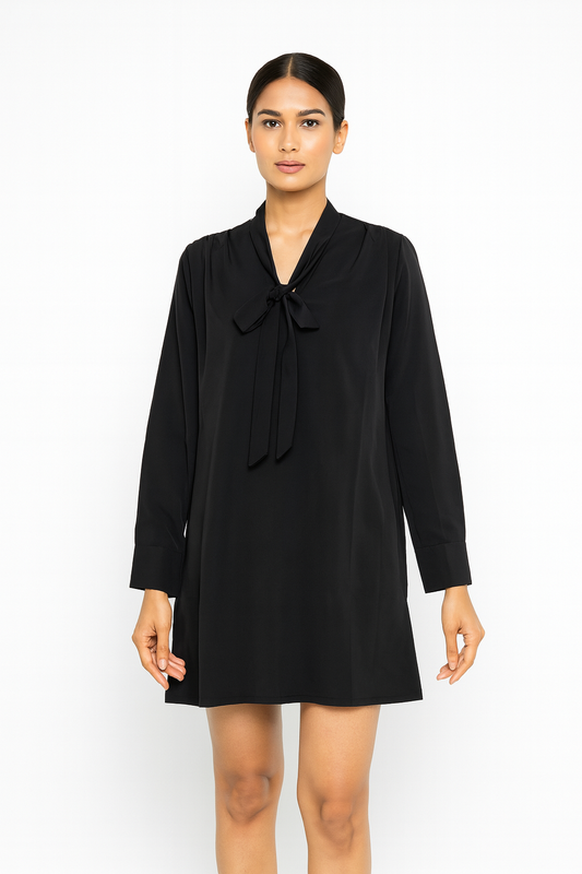 Short Dress With Belt For Women