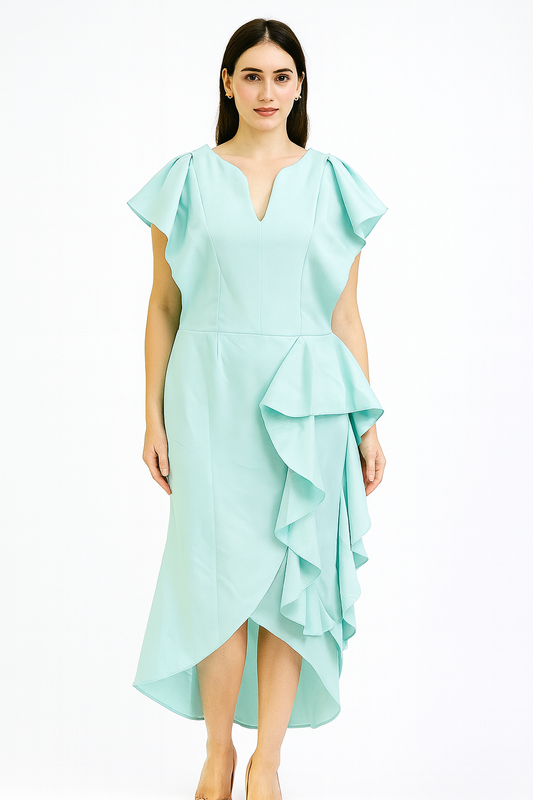 One Side Design Short Hand Dress For Women