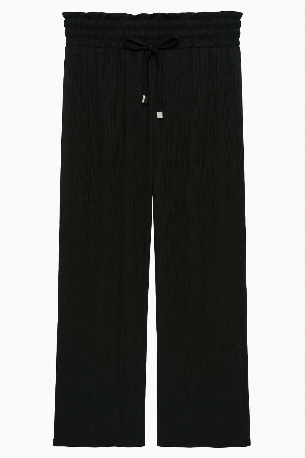 Black colour high waisted trouer for womens