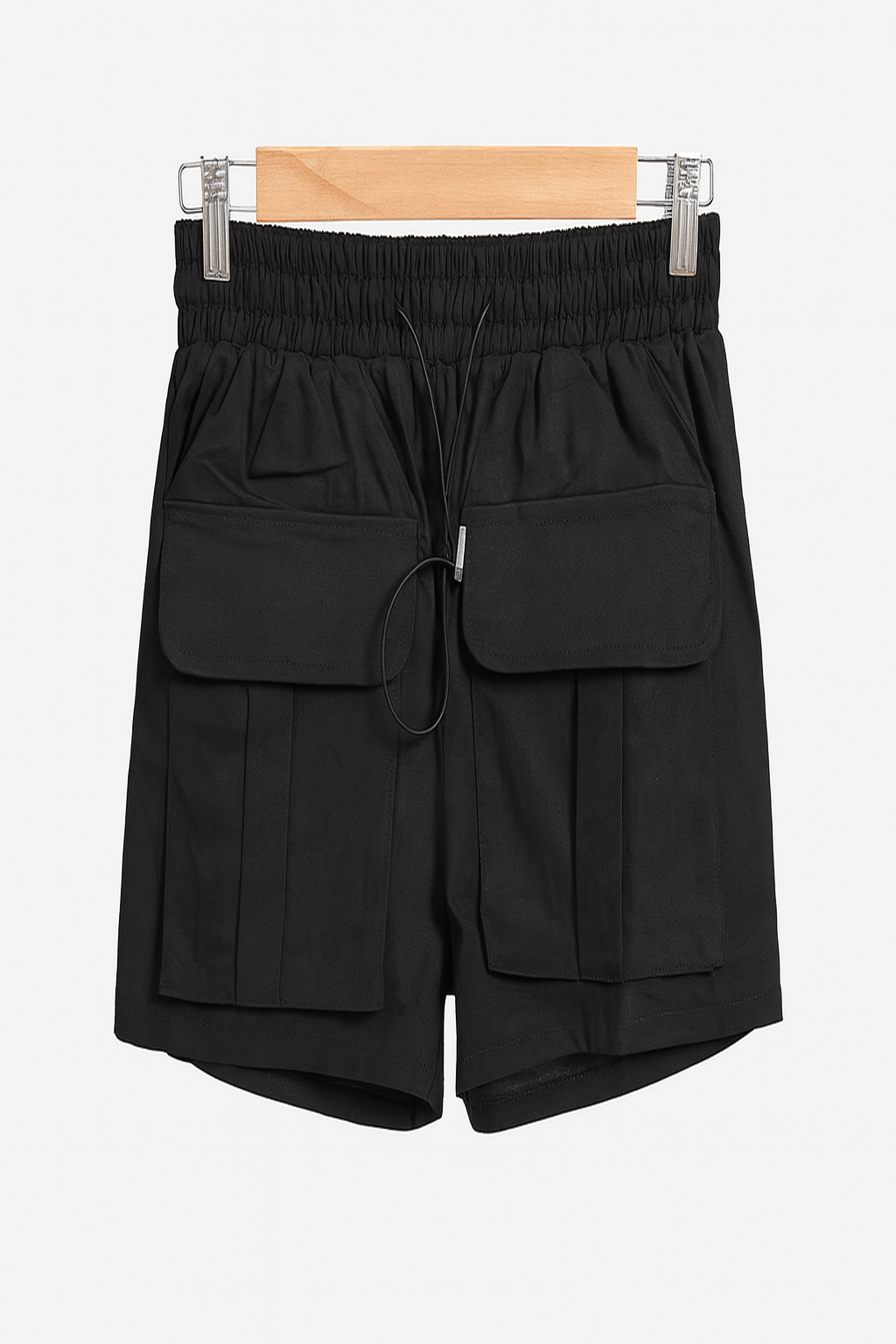 Multiple pocket black cargo pant for girls