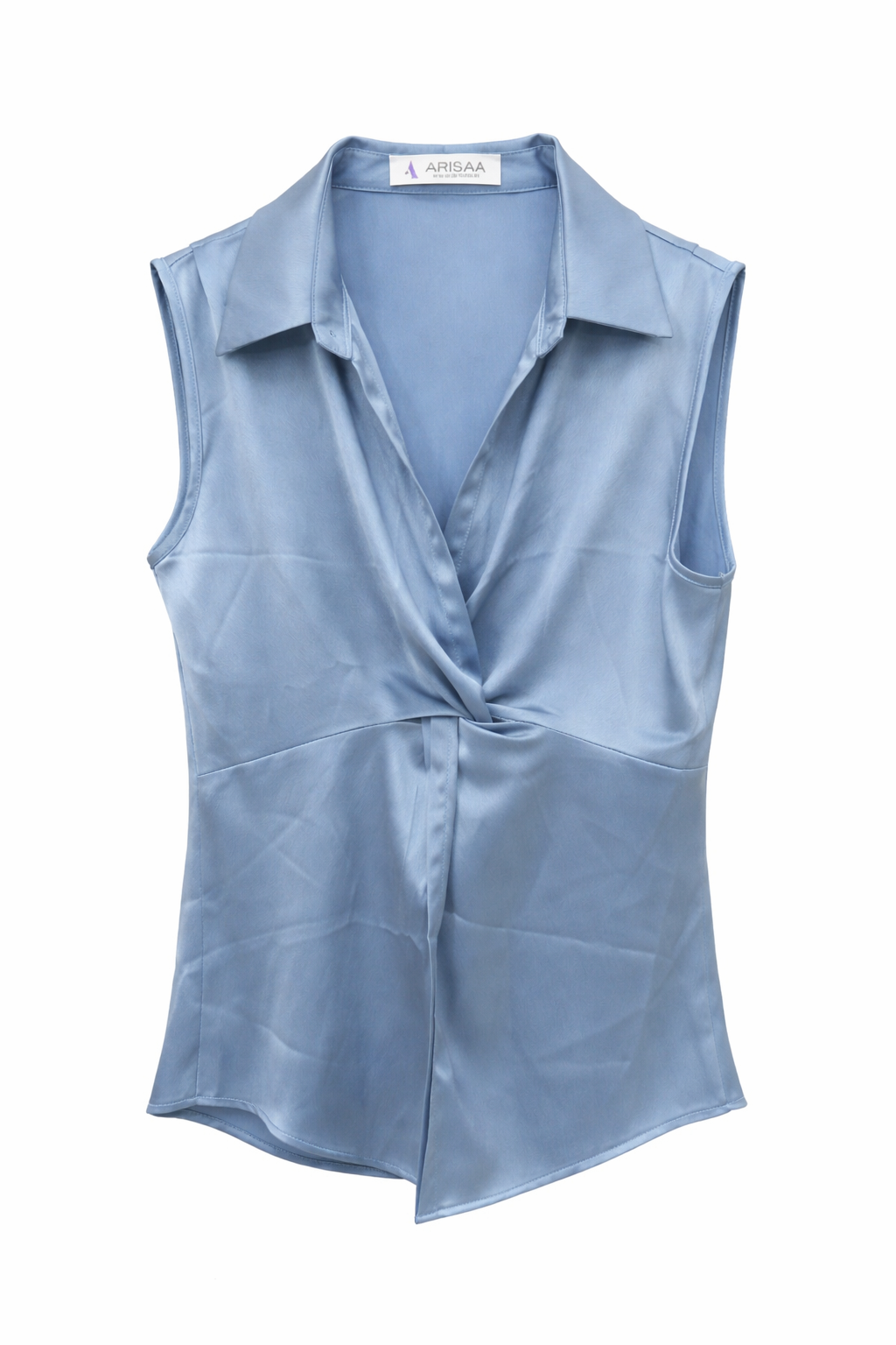 Blue Sleeveless Top For Girl
