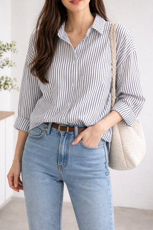 Zebra Printed Full Sleeve Shirt For Women