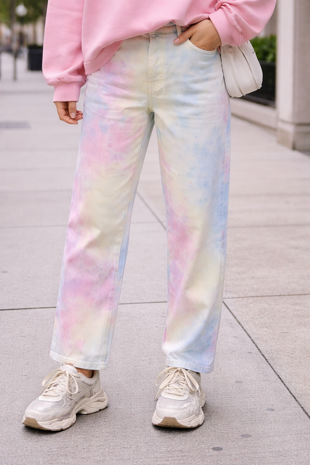 Multi Colored High Waisted Jeans For Women