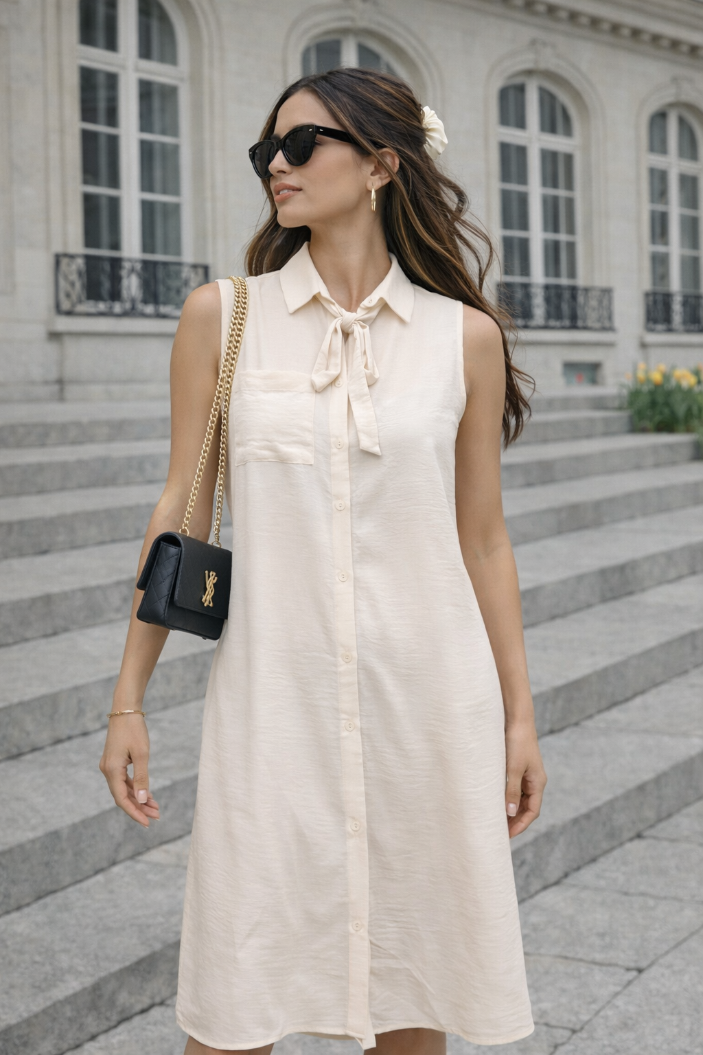 Fone Sleeveless Long Dress For Women