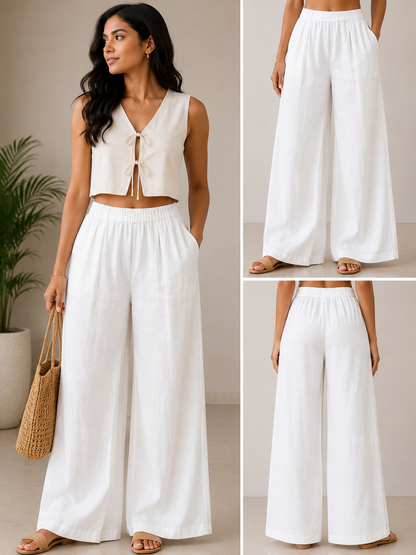 Casual Wear Wide Leg Pant