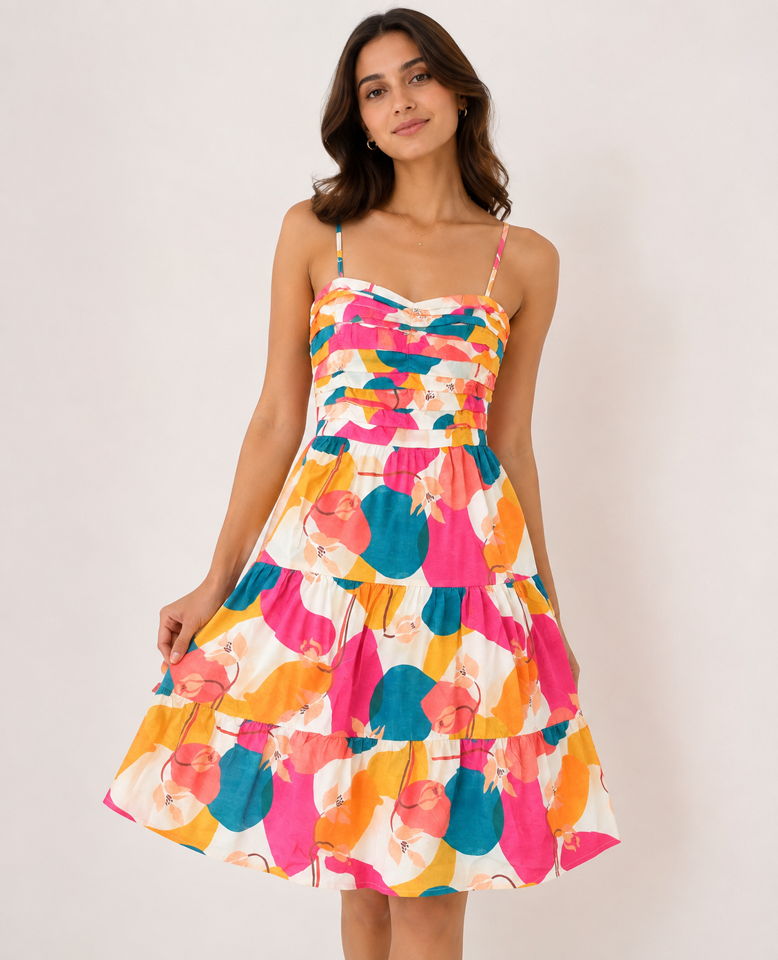 Rainbow Bloom Dress