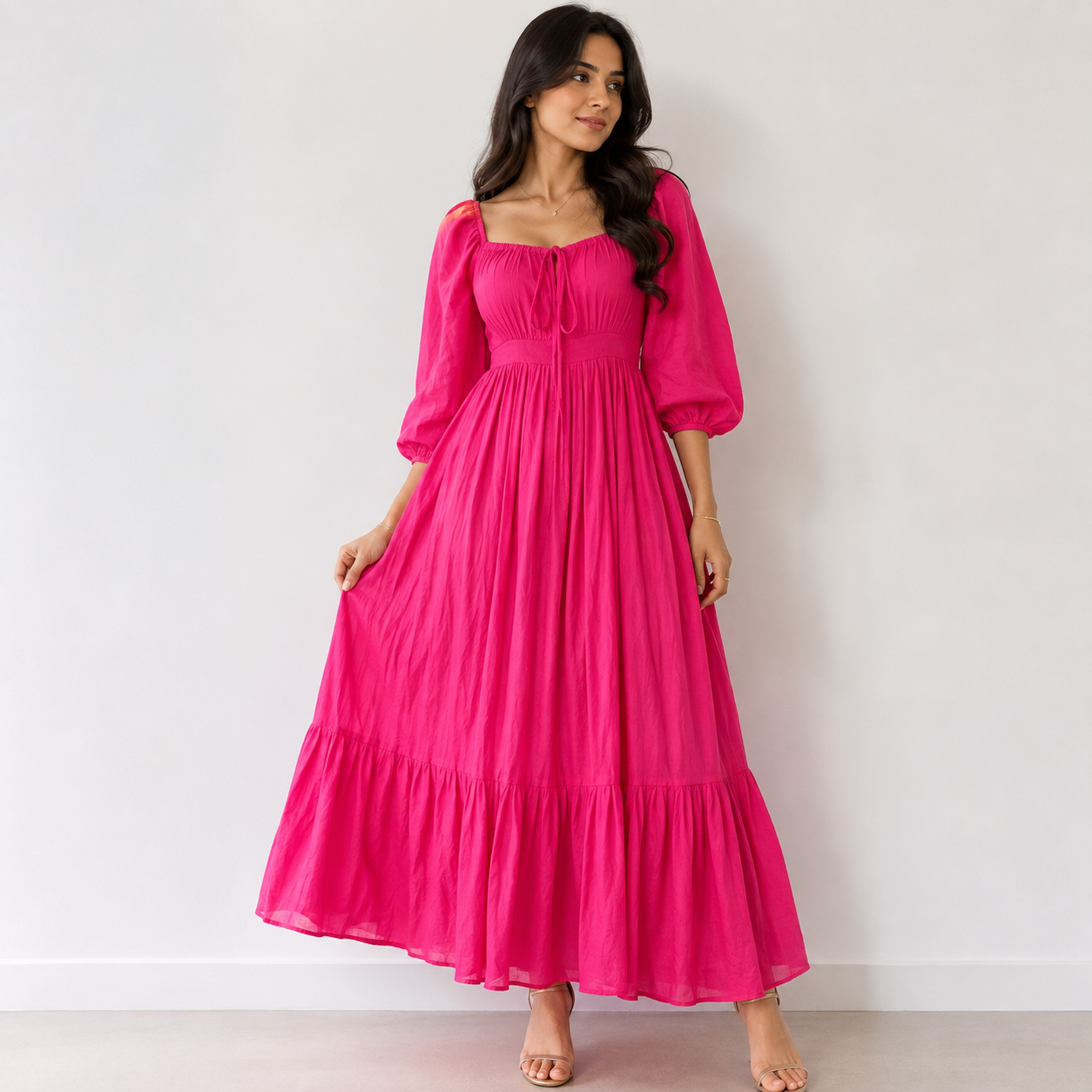 Hot Pink Breeze Dress