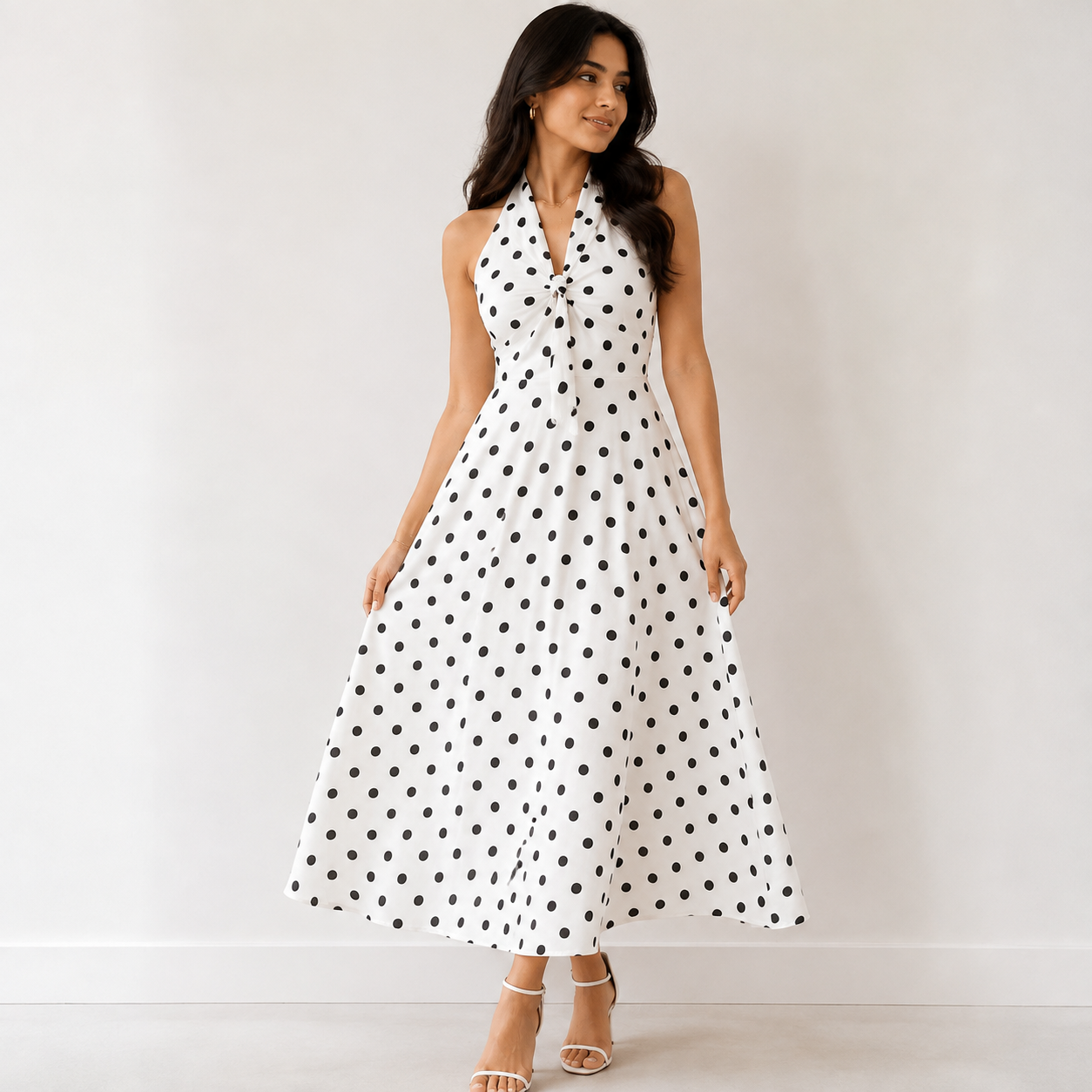 Polka Style One-Piece