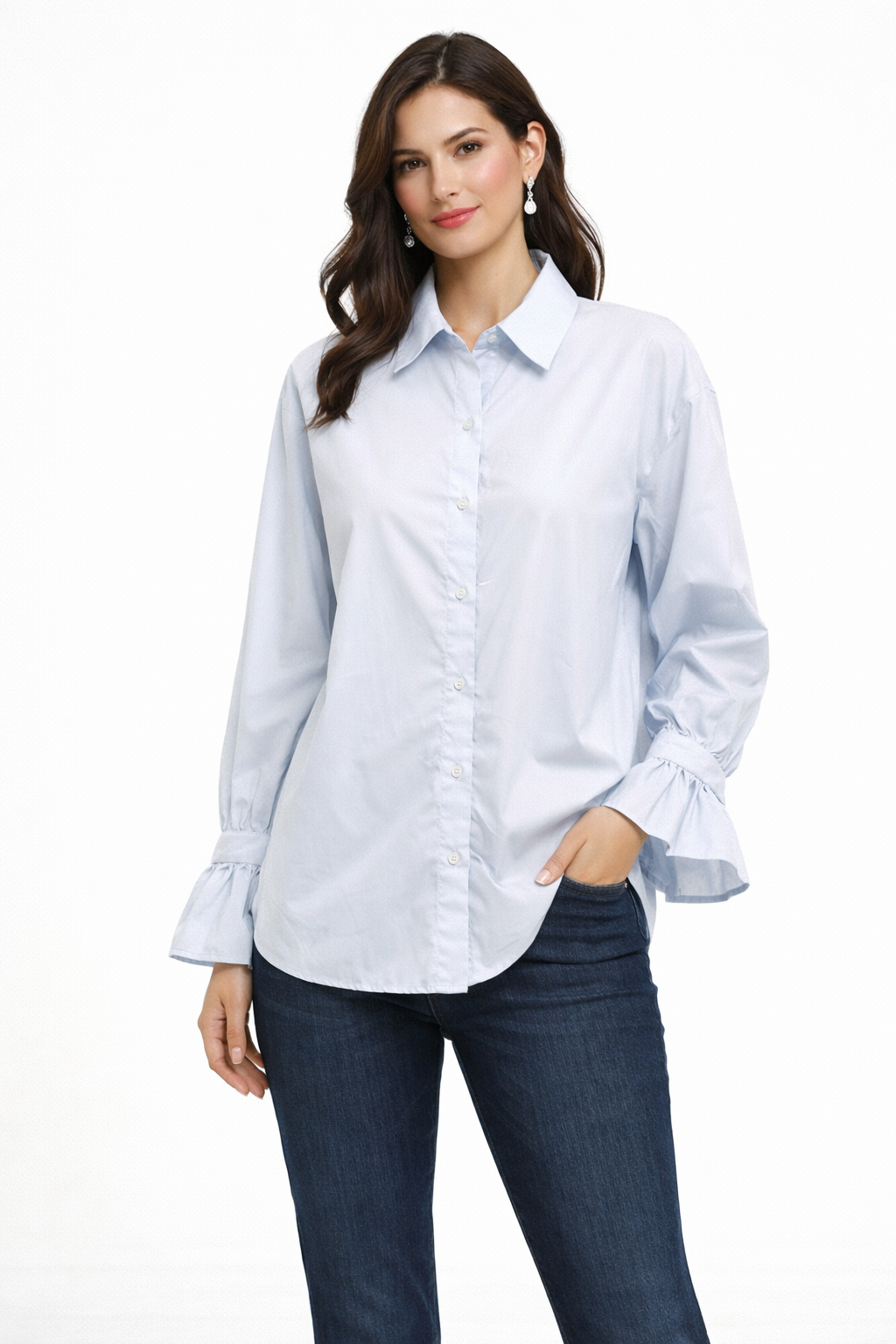Big Hand Shirt For Formal And Causal Look For Women