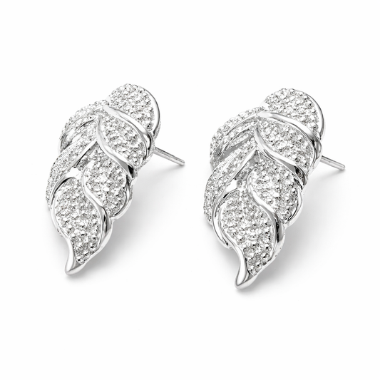 Silver Plume Statement Studs