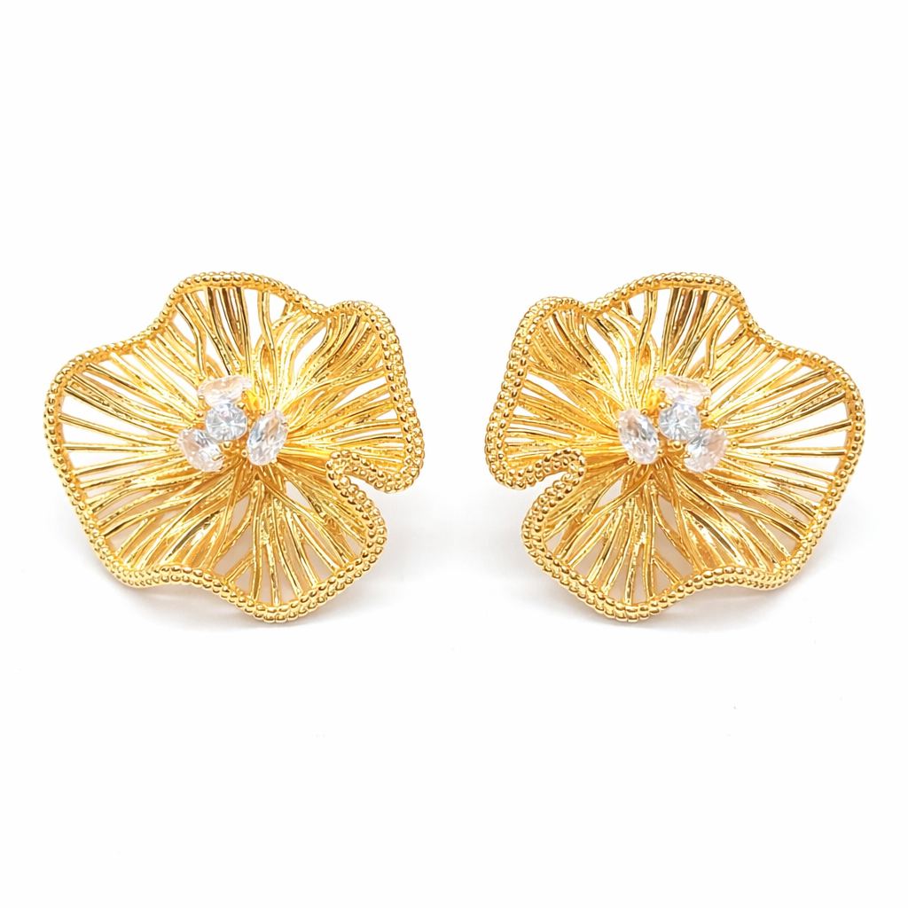 Regal Flora Gold Studs