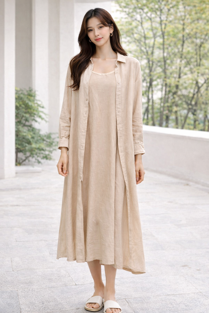 Two Piece set long dress