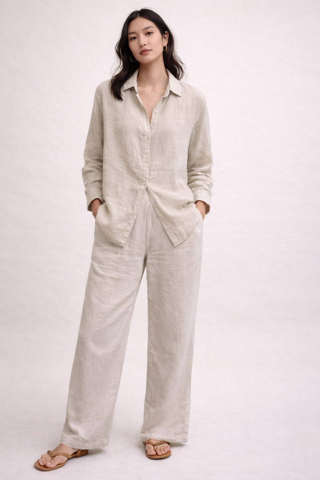 Green Shirt With Pant Set For Women