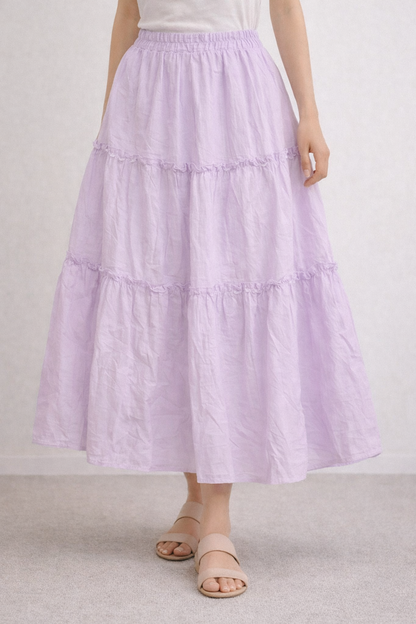 Flayer Long Skirt For Girls