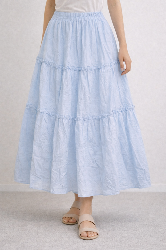 Flayer Long Skirt For Girls