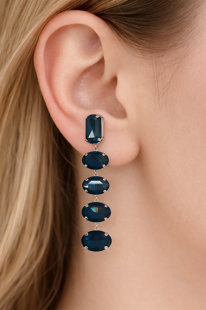 Nightfall Elegance Linear Earrings
