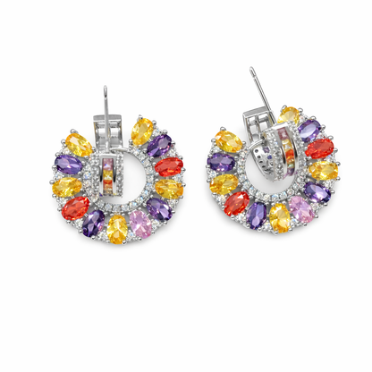 Prism Blossom Hoops