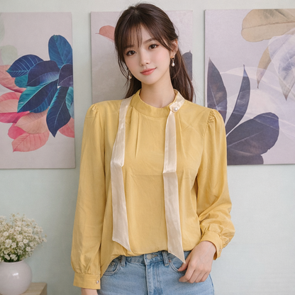 Long Hand Fancy Look With Belt For Women