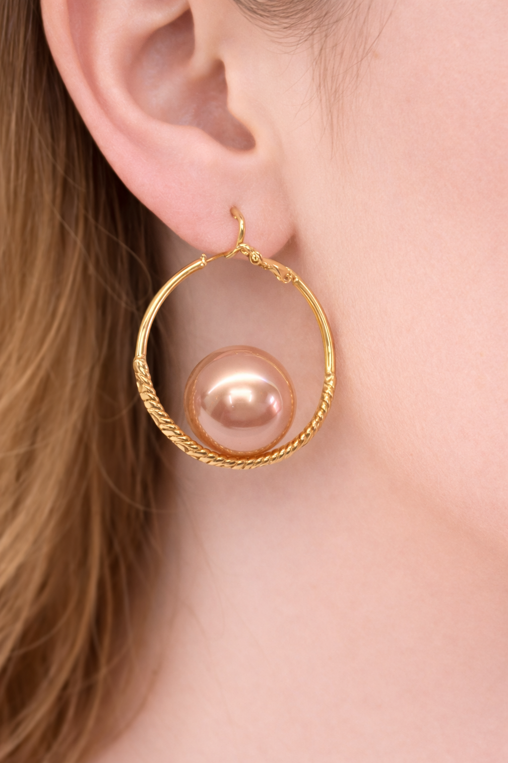 Venusian Glow Hoops