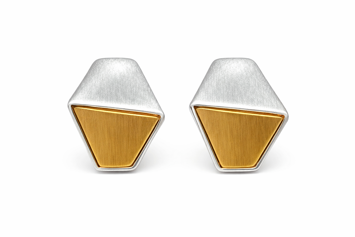 Gold & Silver Statement Studs