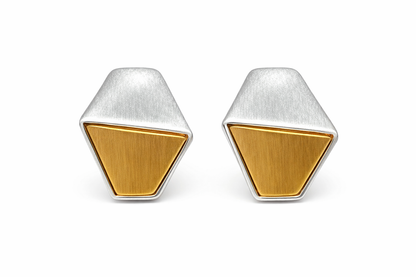 Gold & Silver Statement Studs