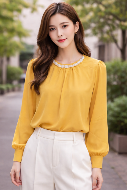 Long Hand Fancy Look With Pearl Design For Women