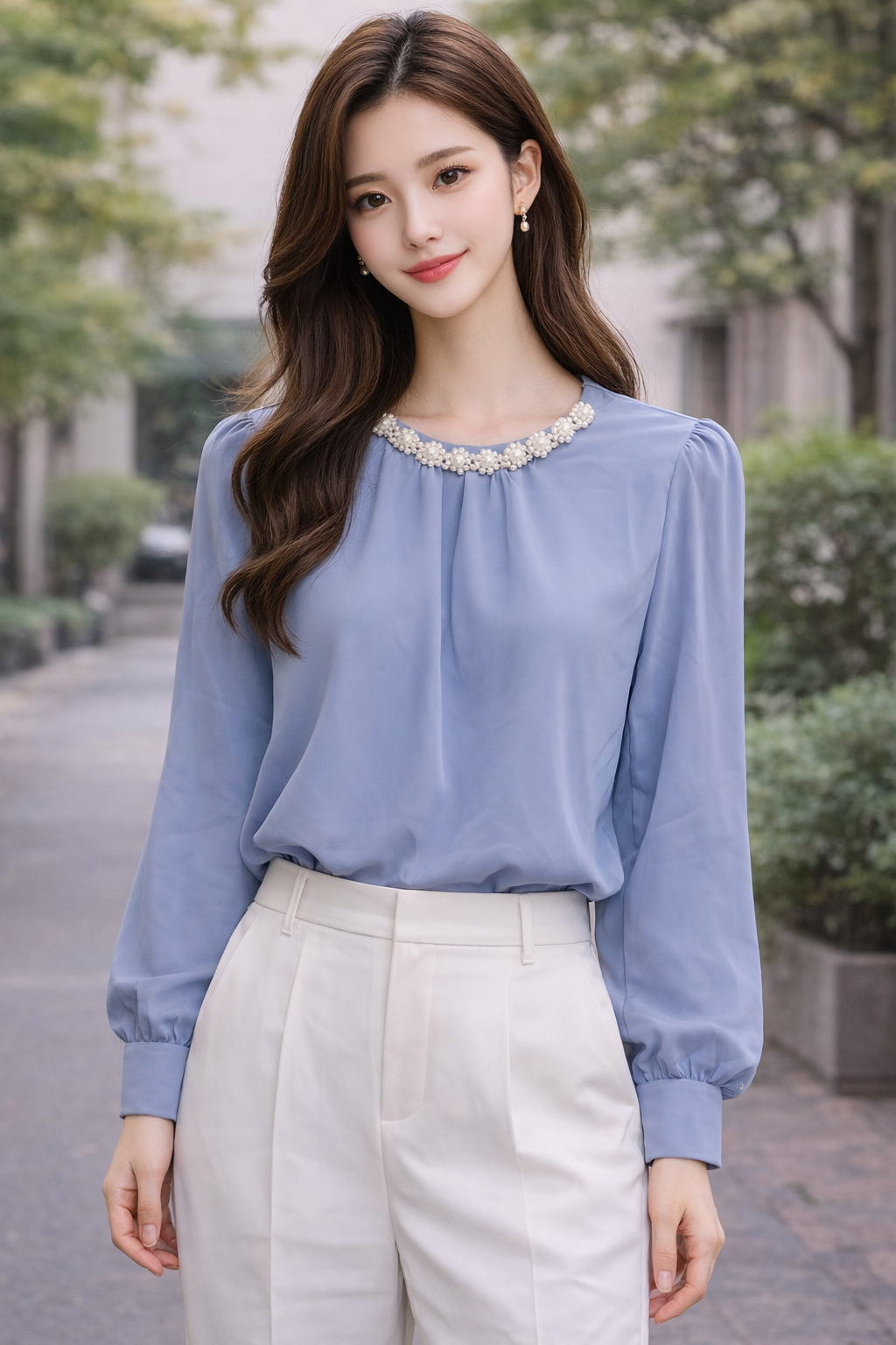 Long Hand Fancy Look With Pearl Design For Women
