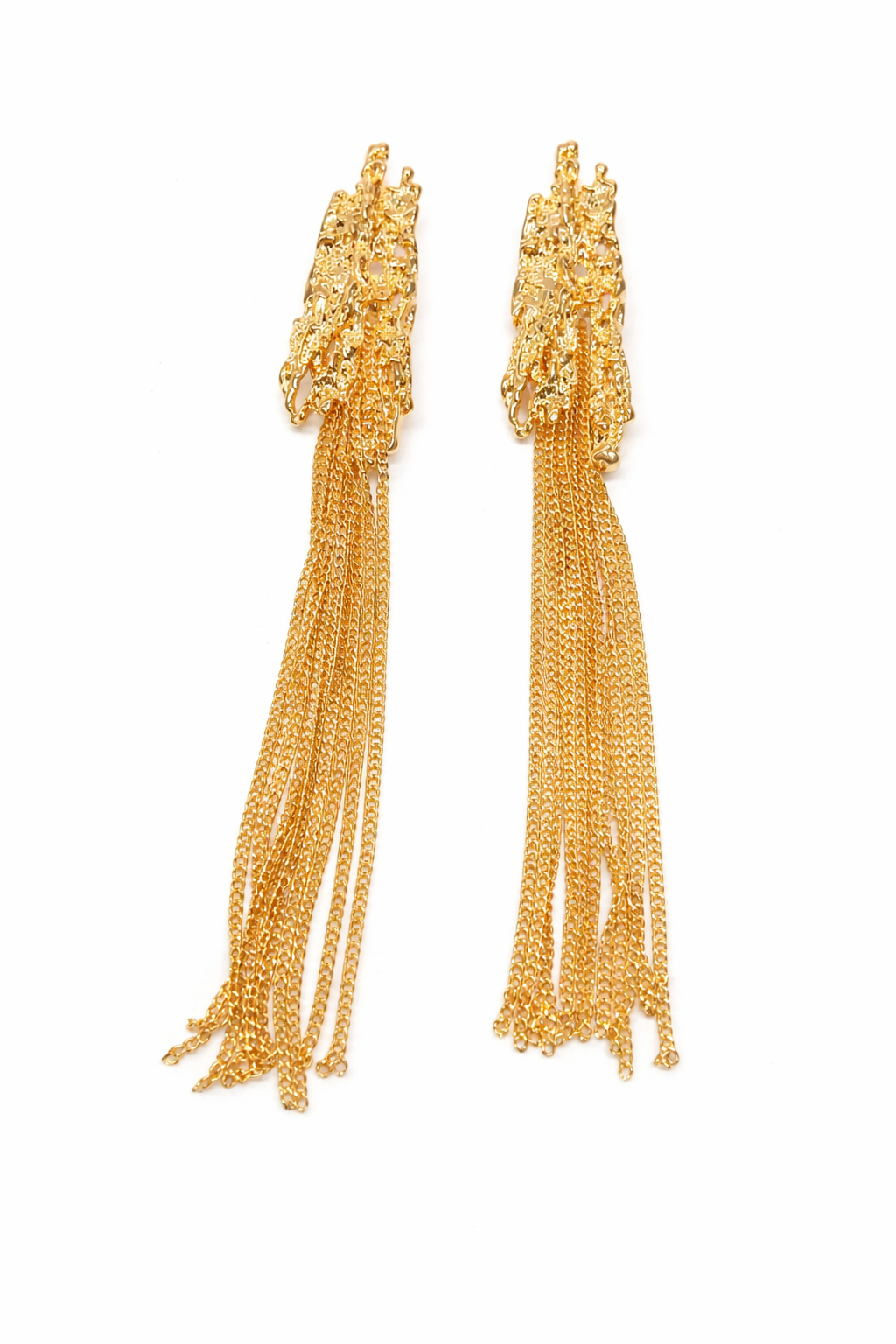 Luxe Tassel Chain Drop Earrings