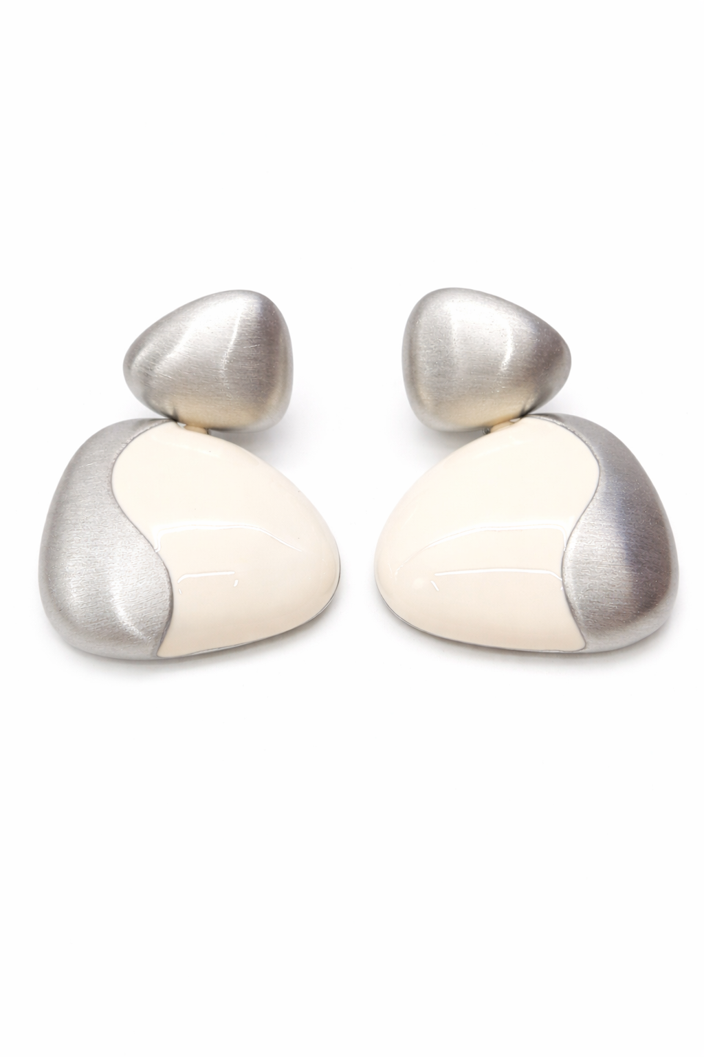 Ivory Curve Statement Studs