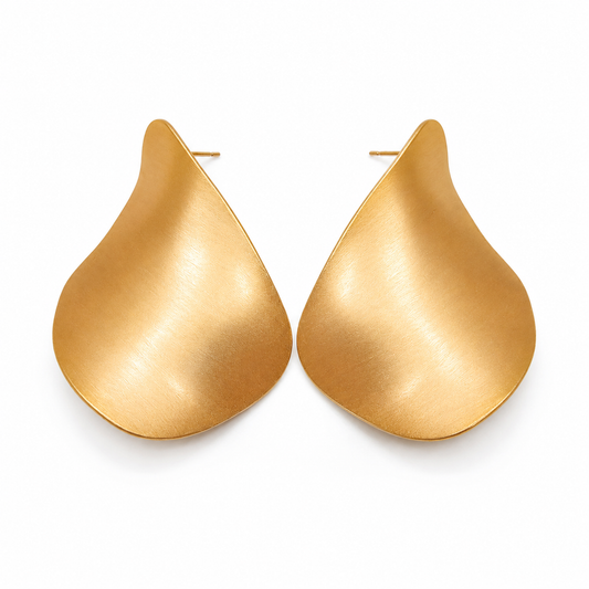 Golden Teardrop Earrings