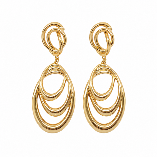 Golden Cascades Earrings