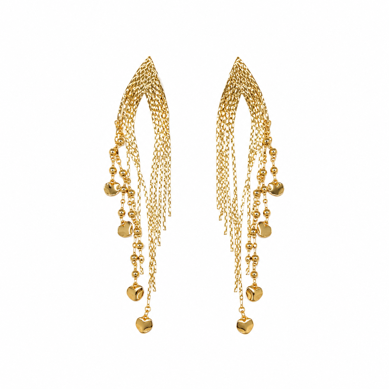 Celestial Flame Tassels Earrings
