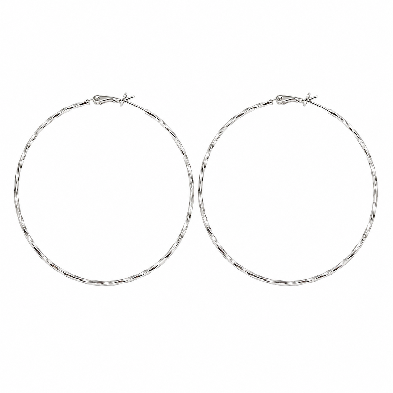 Silver  Loop Earrings