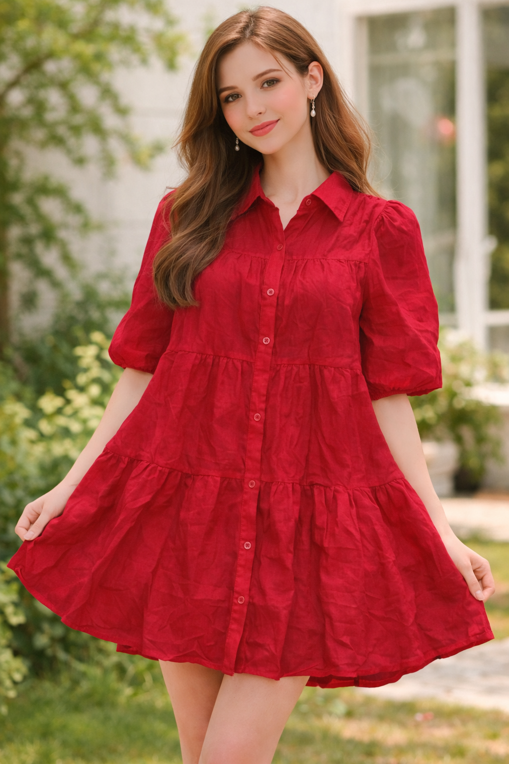 Flayered Dress For Girls