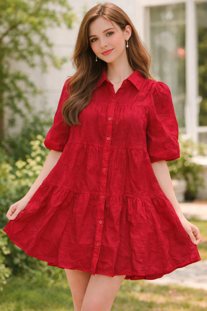 Flayered Dress For Girls