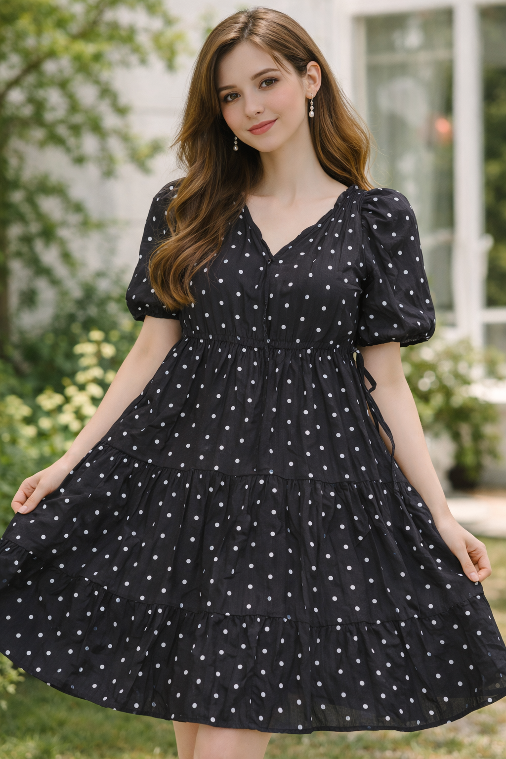 Petal Puff Dress For Women