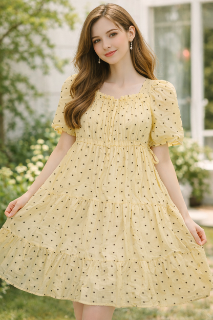 Petal Puff Dress For Women